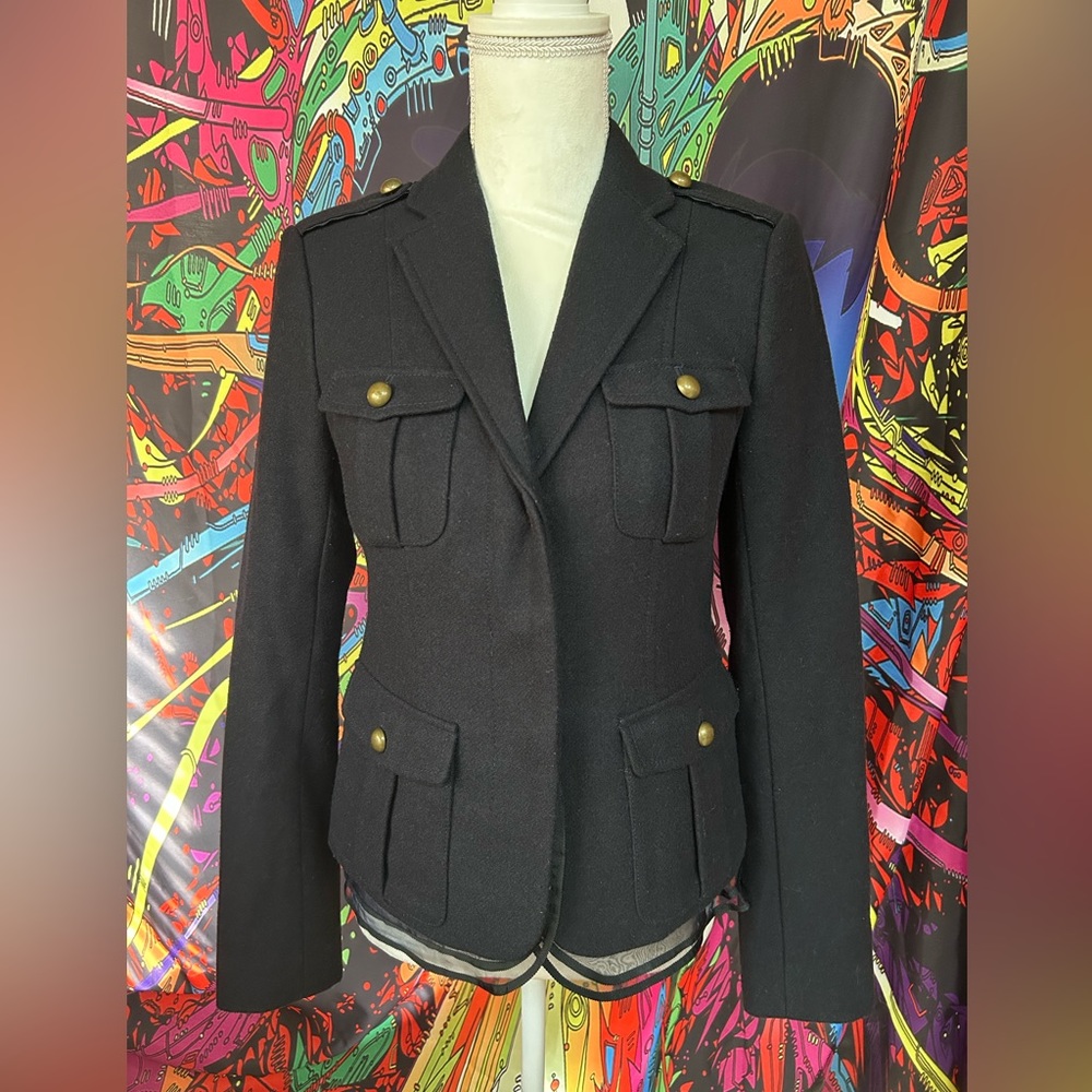 Ann Taylor Loft Wool Blend Jacket Size 2